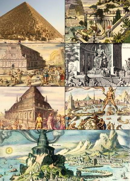 sette meraviglie del mondo antico